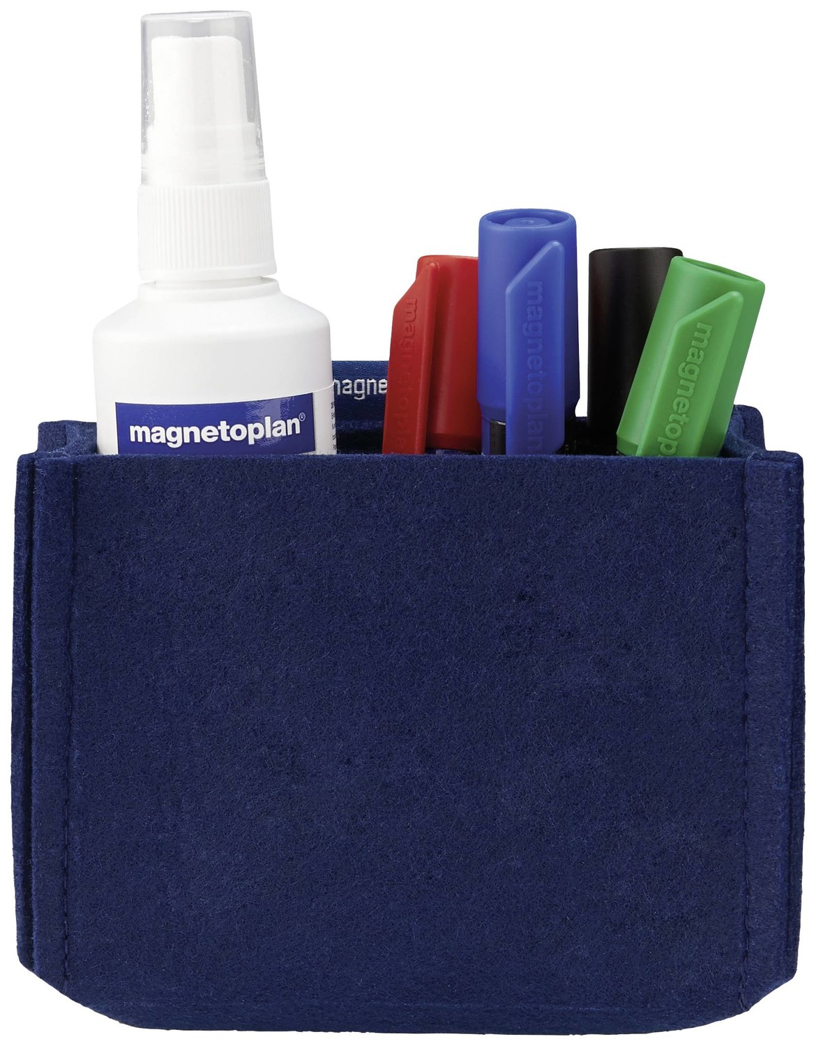 Magnetoplan magnetický držák na tužku magnetoTray MEDIUM (š x v x h) 130 x 100 x 60 mm modrá 1227714