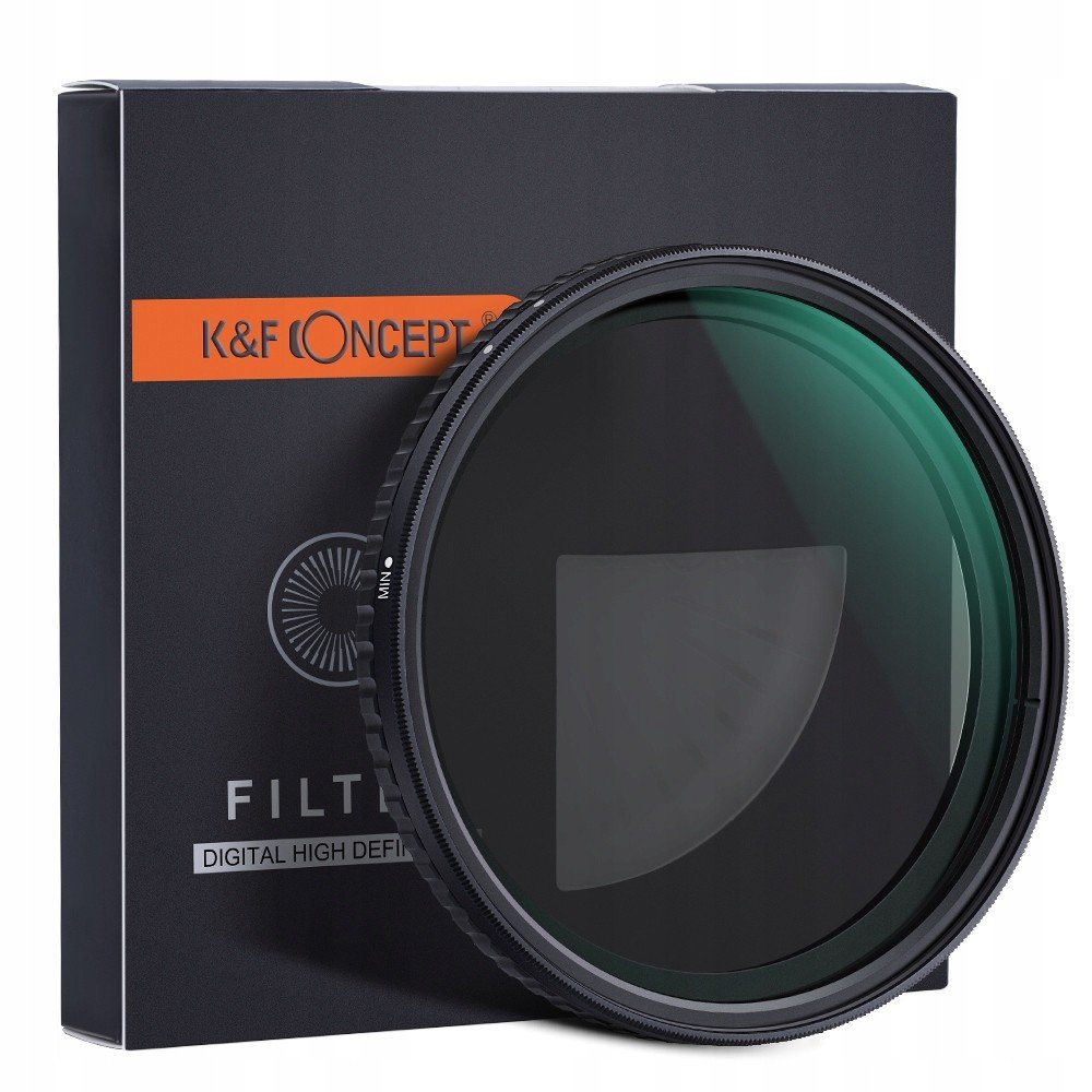 Kf Filtr šedý 72mm Nastavitelný ND8-ND128 fader Pro