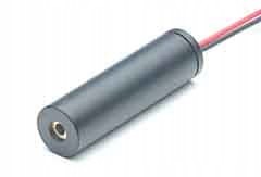 Laserový modul 650nm výkon 5mW, rozměry: 10.5x32.5mm