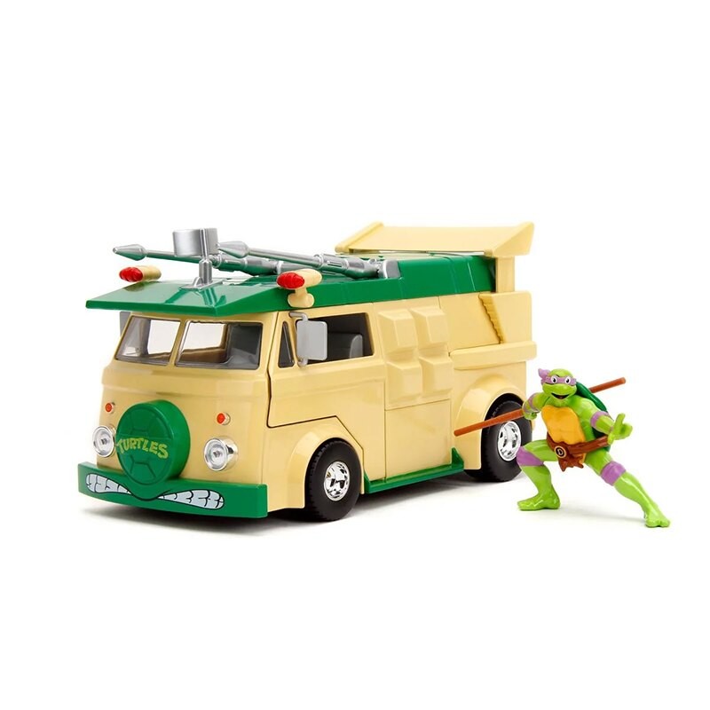 Jada Toys | Želvy Ninja - Diecast Model 1/24 Party Wagon s figurkou Donatello