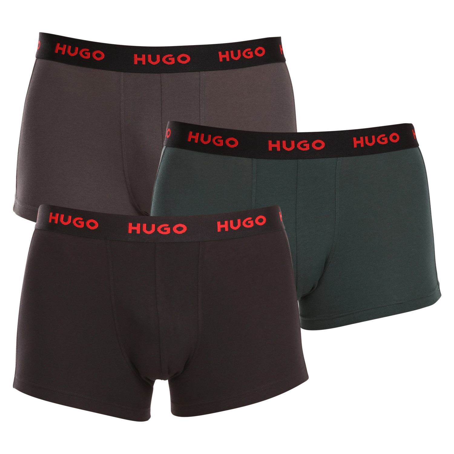 3PACK pánské boxerky Hugo Boss vícebarevné (50469766 303) XXL