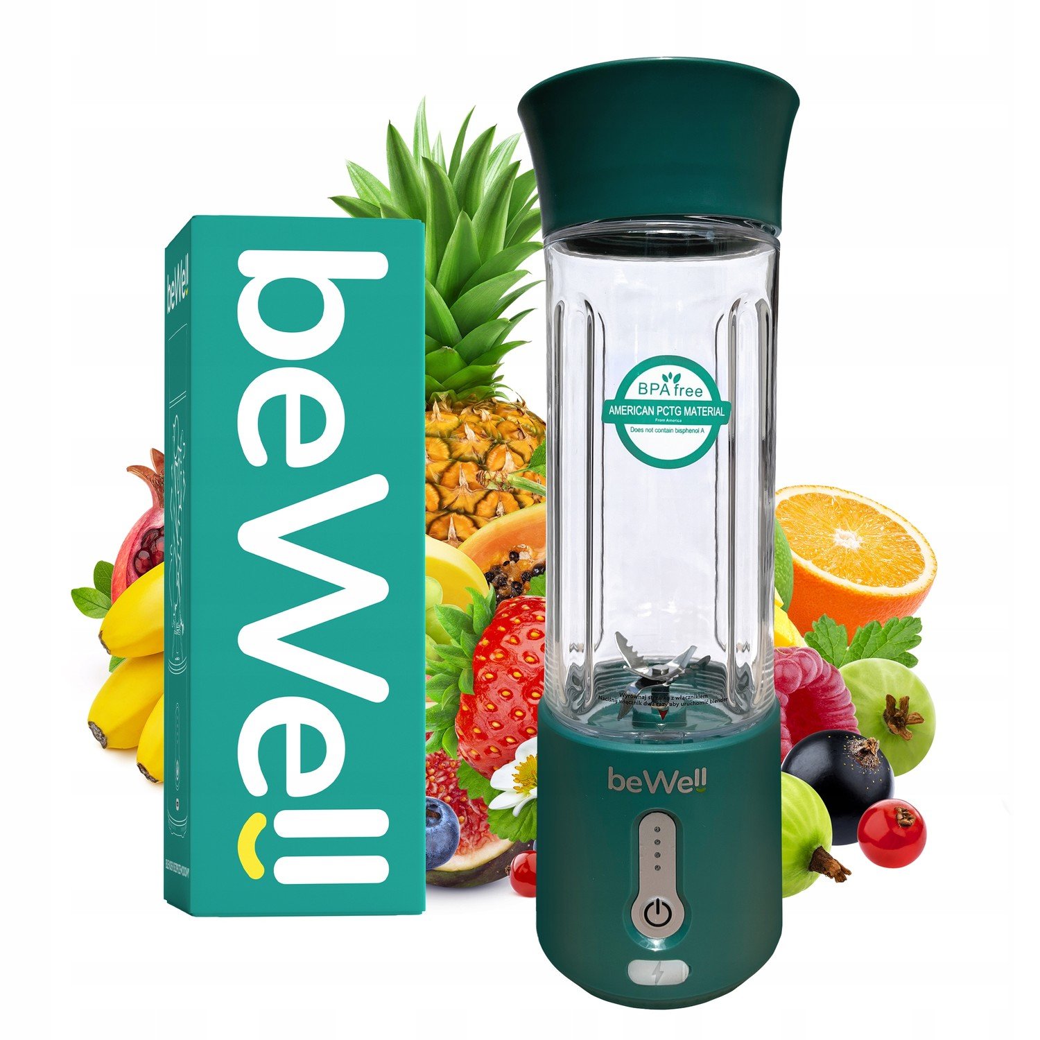 Blender Kielichový beWell Bezdrátový 500 ml