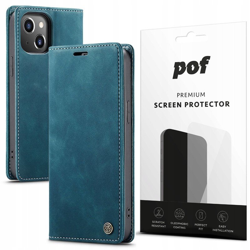Elegantní Pouzdro Zaps Kožená Peněženka Magnet Pro Iphone 15 Plus Pof Sklo