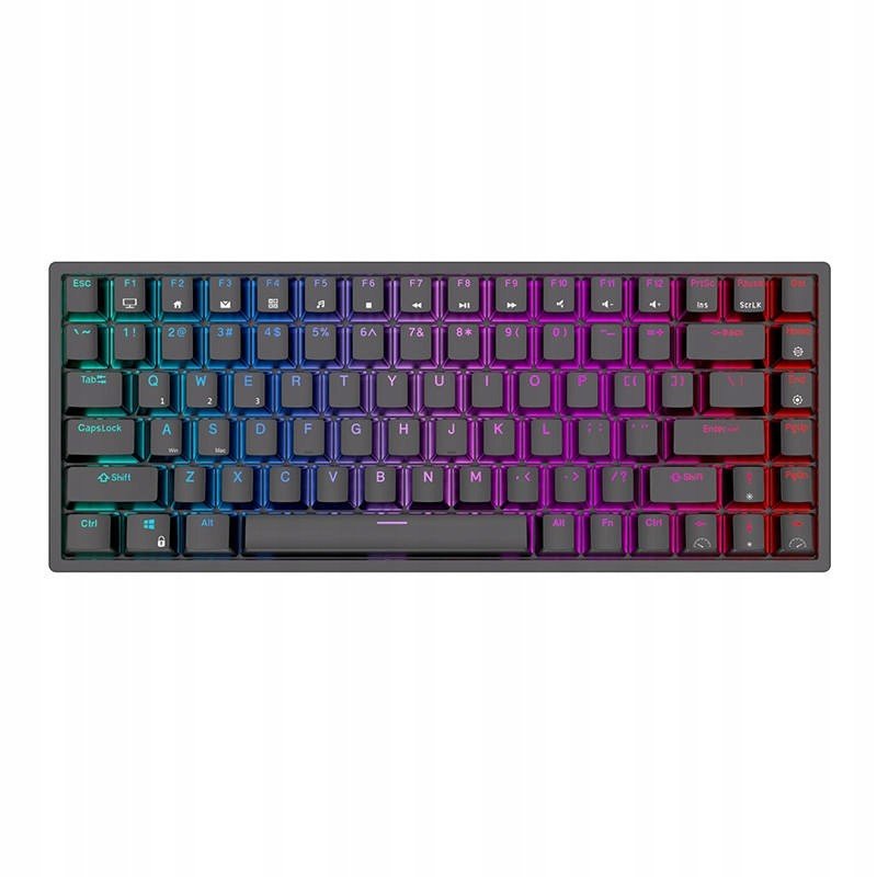 Mechanická klávesnice Royal Kludge RK84 Rgb, Red switch (černá)