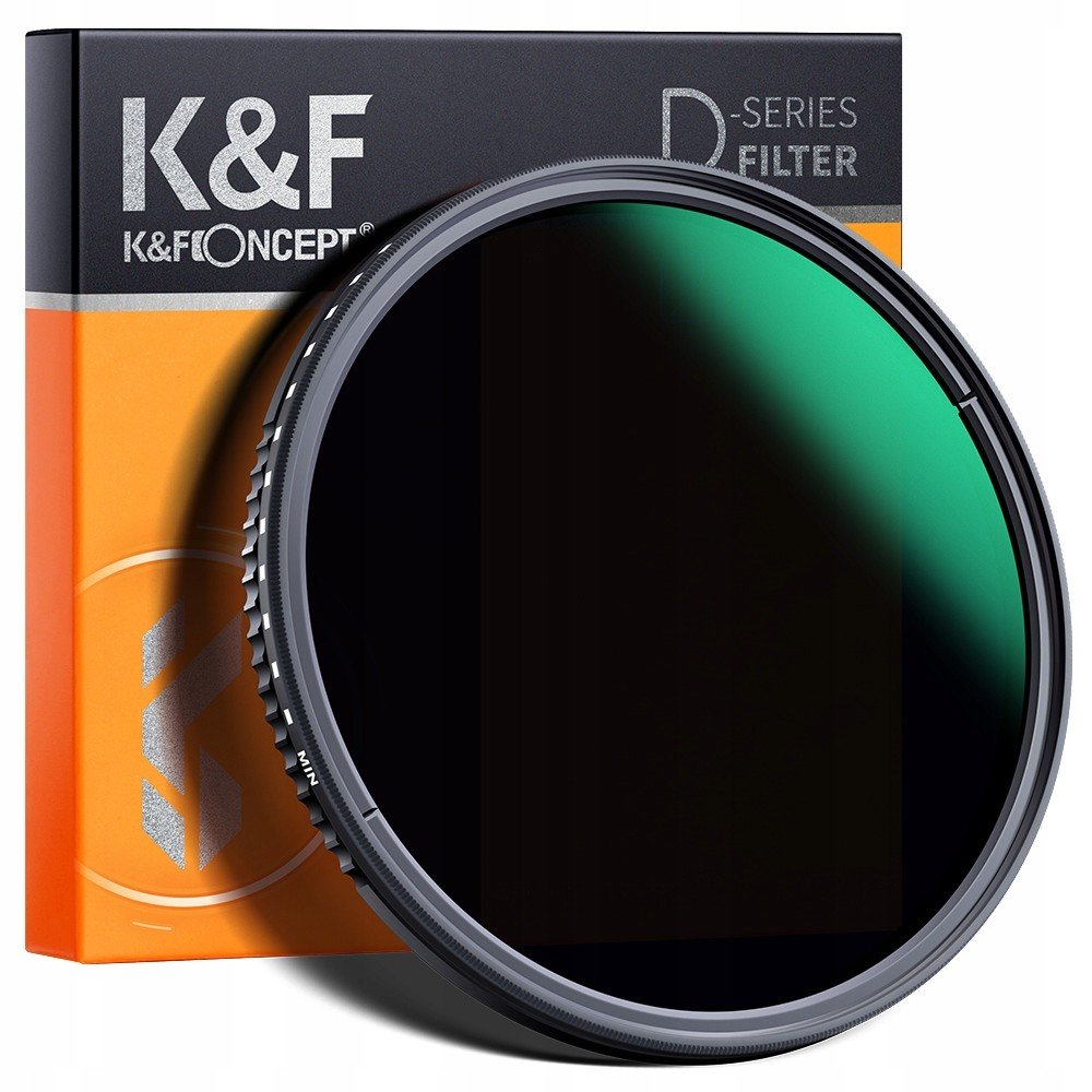 Filtr šedý gray Plný K&f ND3-ND1000 58mm 58 mm KF01.1833 Canon