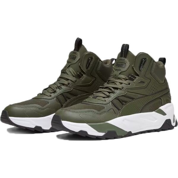 Puma TRIMITY MID HYBRID Pánská volnočasová obuv, hnědá, velikost 40.5