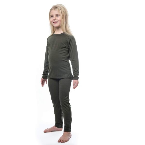 Sensor MERINO AIR SET Dětský funkční set, zelená, velikost 110