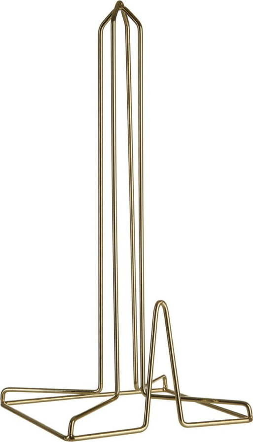 Kovový držák na kuchyňské utěrky ve zlaté barvě ø 15 cm Vertex – Premier Housewares