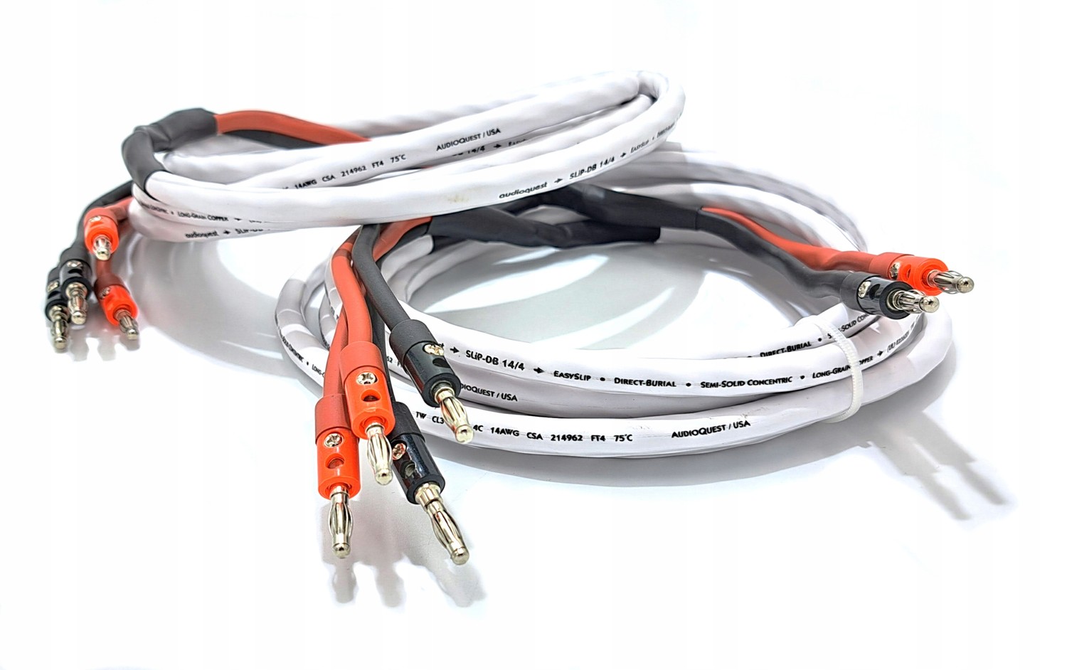 Acoustique Quality Audioquest reproduktorový kabel Bi-wiring Délka 2 metry