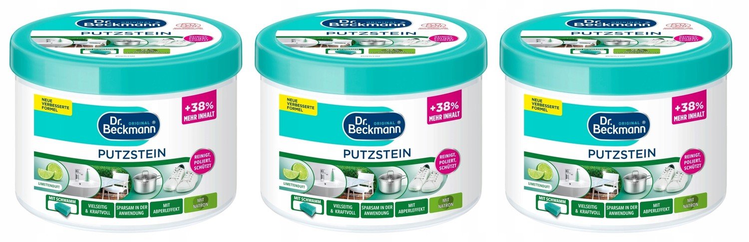 Dr. Beckmann Putzstein Čistící pasta 3x 550 g De