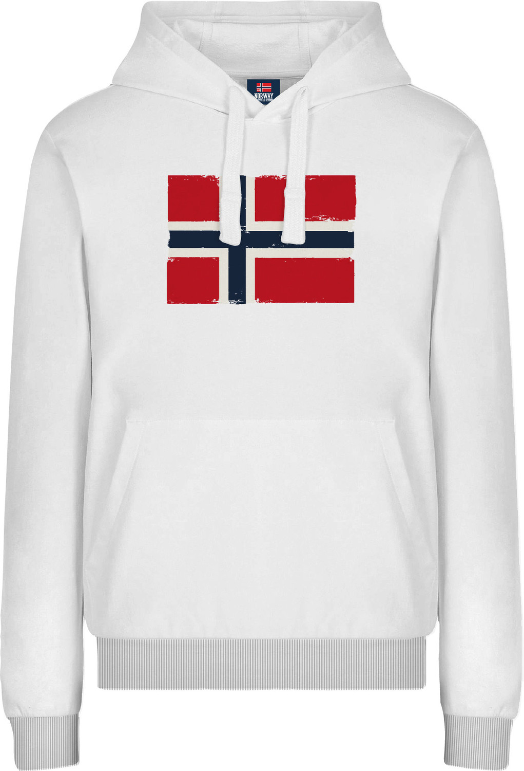 NORWAY COTTON FLEECE Pánská mikina US M 129443 Off White