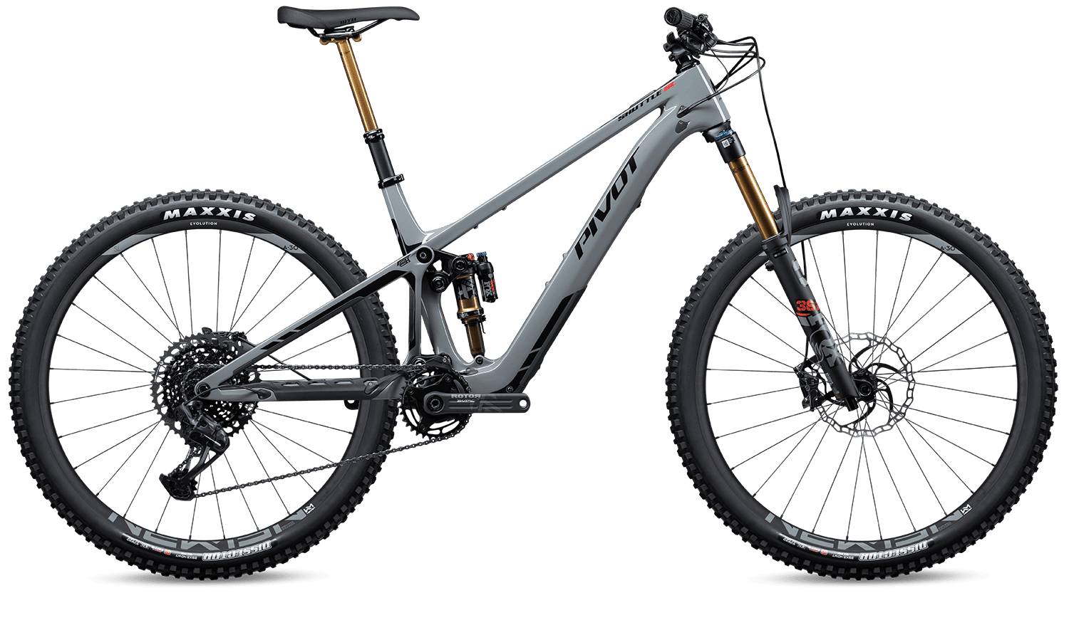 Pivot Shuttle SL Team XTR WC, šedá Velikost: S