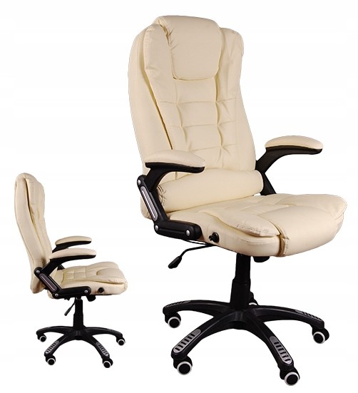 Nová Béžová Otočná Kancelářská Židle BSB005