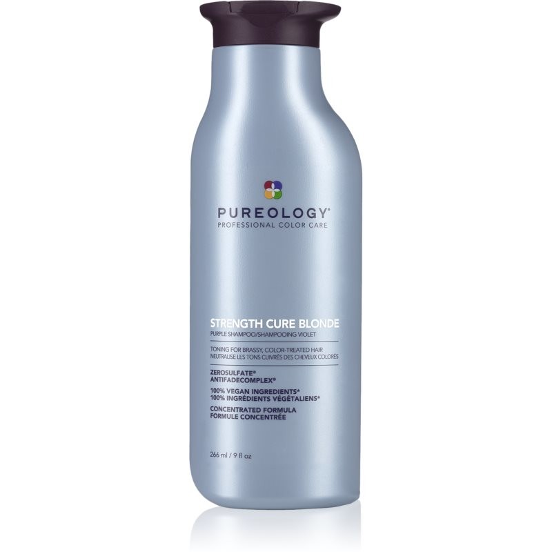Pureology Strength Cure Blonde fialový šampon pro ženy 266 ml
