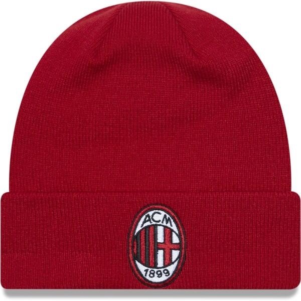 New Era CORE CUFF BEANIE AC MILAN Pánský kulich, červená, velikost UNI