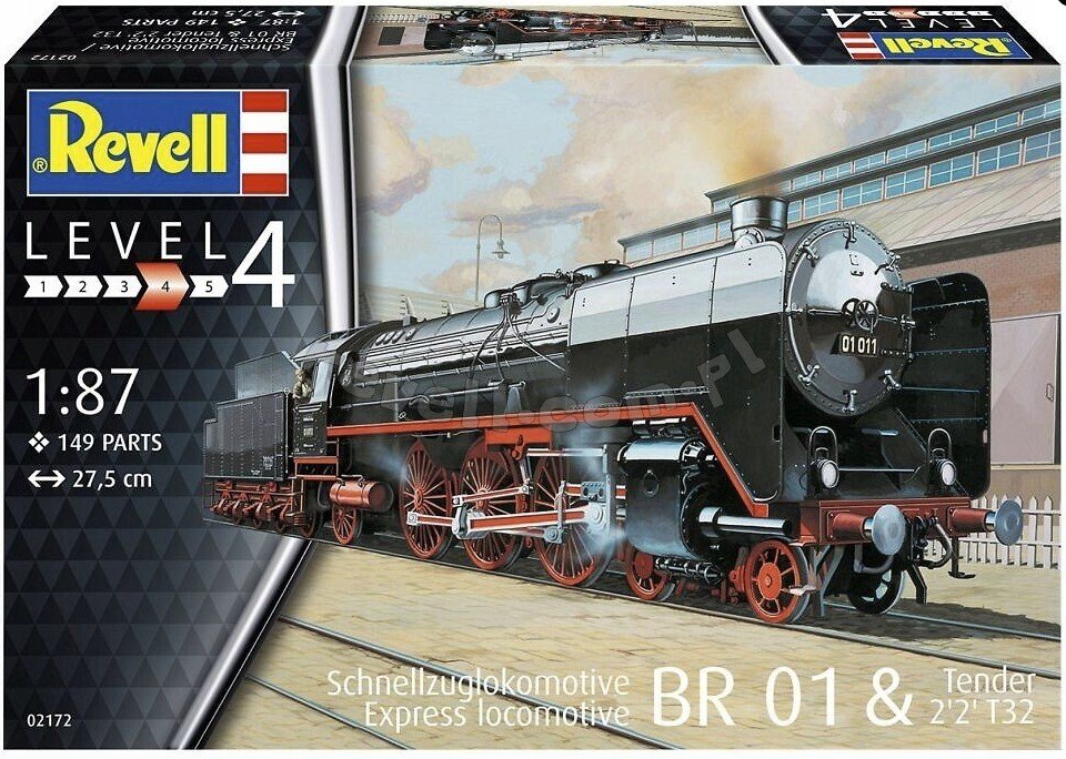 Revell 02172 Schnellzuglok BR01 mit Tender 2'2