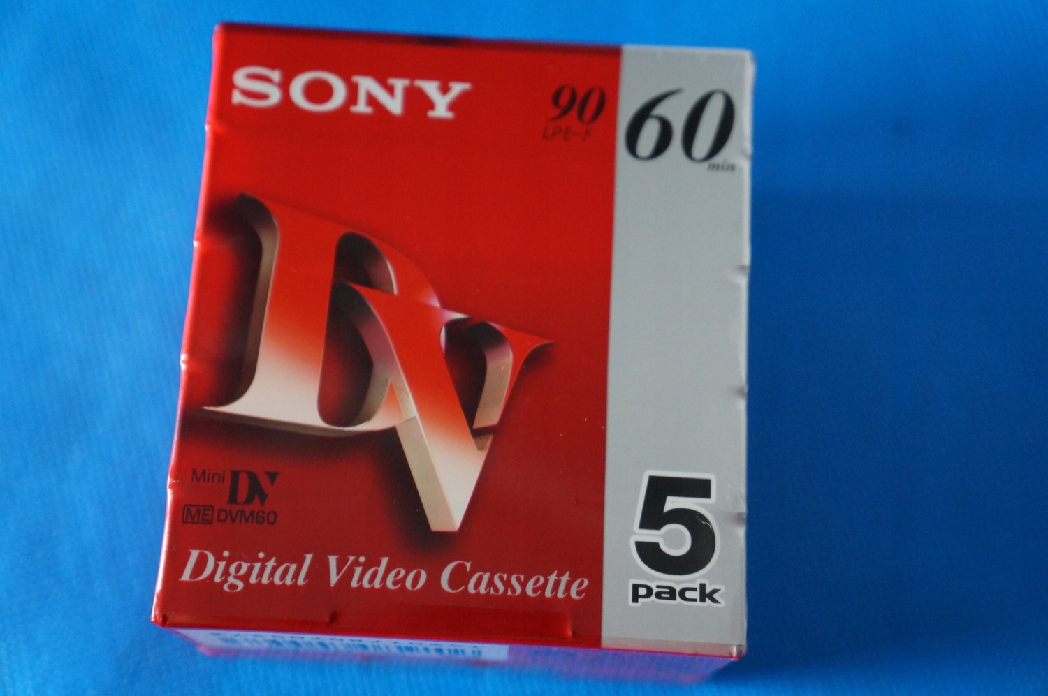 5-BALENÍ Sony DVM60R3 MiniDV kazety 60 90 min