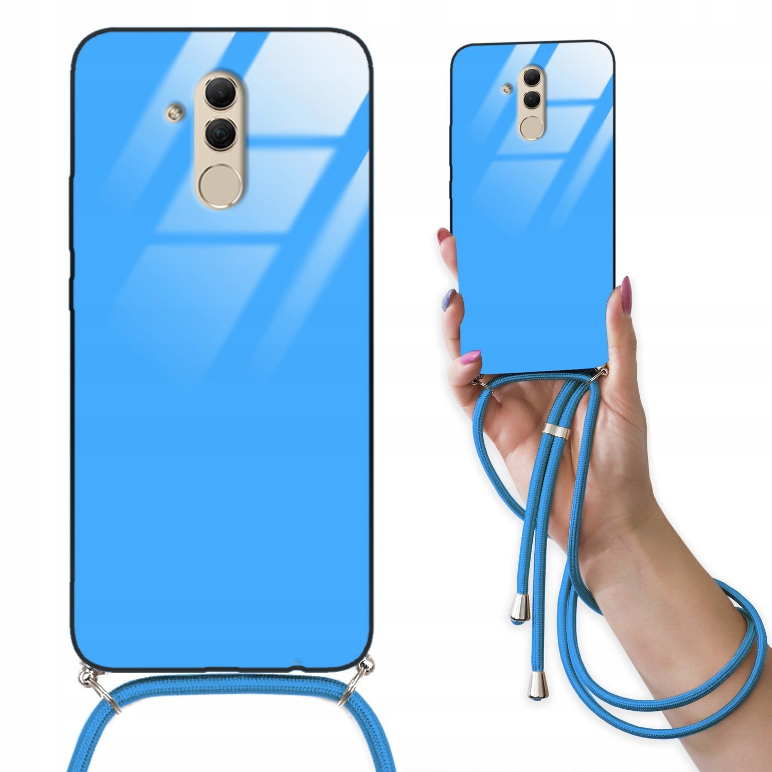 Crossglam Blue pro Huawei Mate 20 Lite Šňůrka
