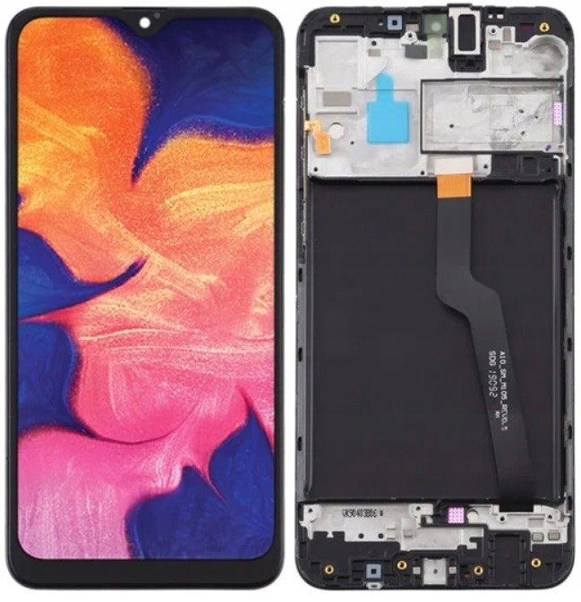 Originální LCD displej Samsung A10 A105 SM-A105 Ips rámeček černý