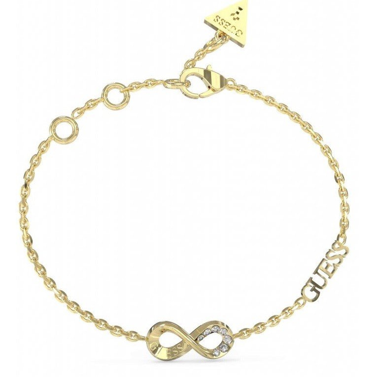 Guess Nadčasový pozlacený náramek Endless Dream JUBB03270JWYG 14,5 - 18,5 cm - S