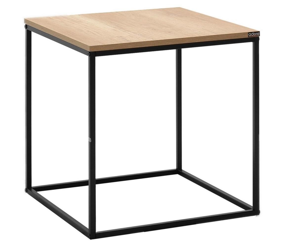 Adore Furniture Konfereční stolek 52x50 cm hnědá