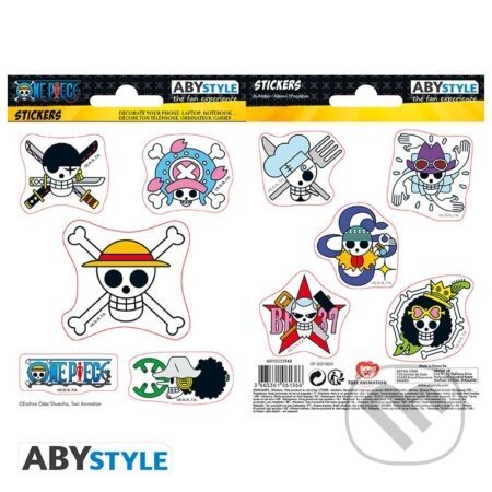 One Piece samolepky - Straw Hat Skulls - ABYstyle