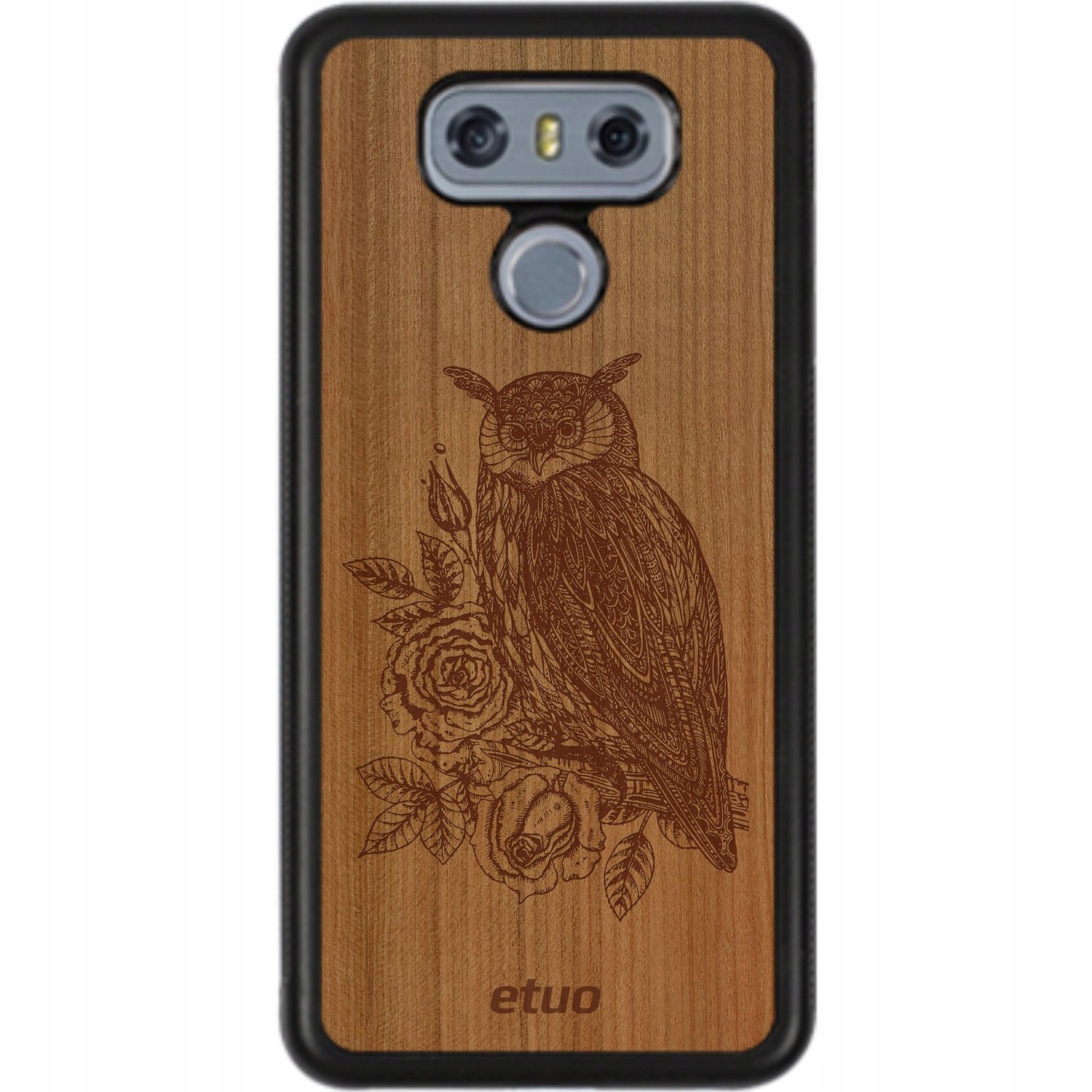 Dřevěné pouzdro pro Lg G6 etuo Wood Case Owl