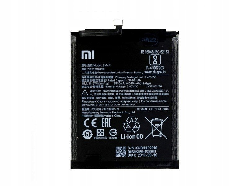 BM4F Xiaomi baterie 3940mAh (Service Pack)