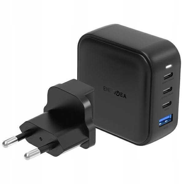 Energea nabíjení 1xUSB+3xUSB-C Pd-pps-qc 3.0 100W 3C1A černá/černá Us+eu