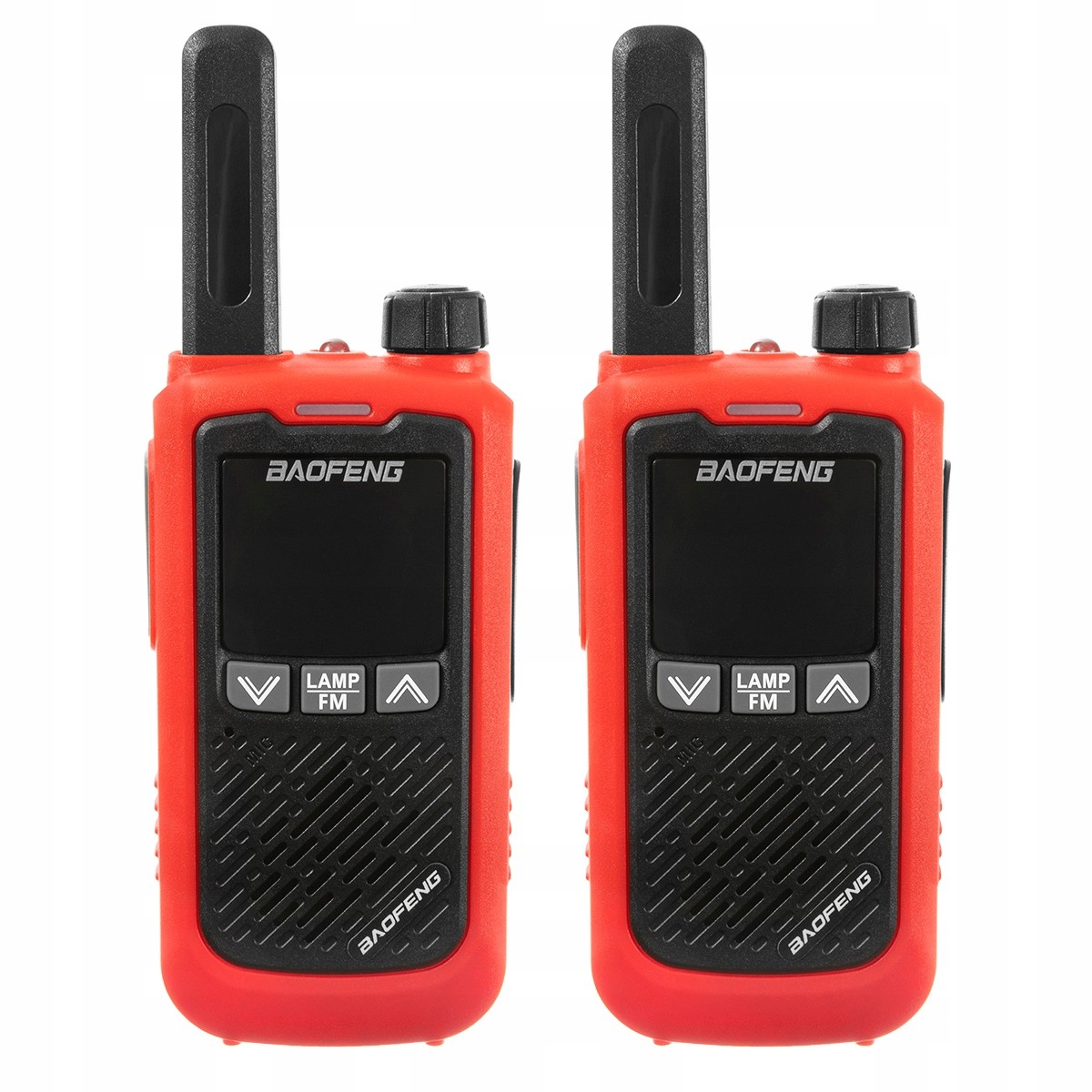 Radiotelefon Krátká vlnovka Walkie-talkie BF-T17 červená 2 ks