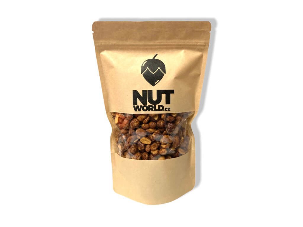 Nutworld.cz Arašídy v cukru a medu 50g Množství:: 50g