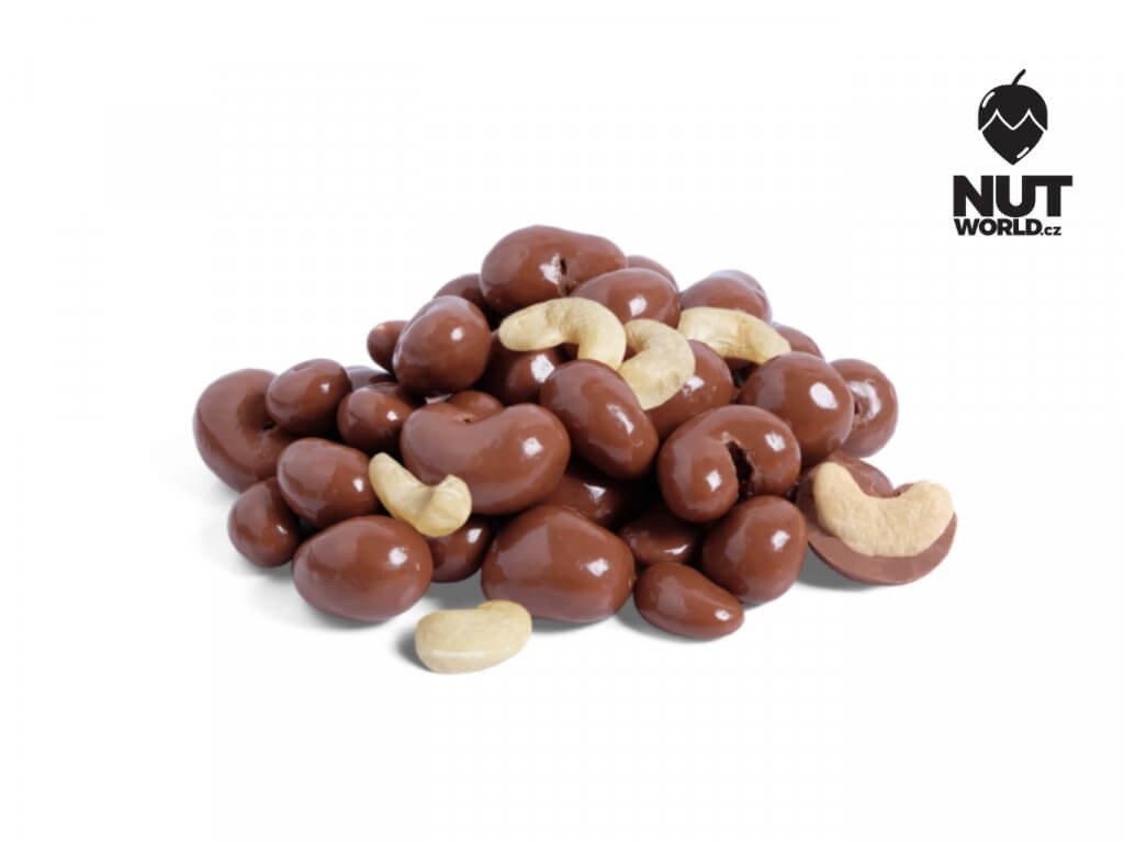 Nutworld.cz Kešu v mléčné čokoládě 50g Množství:: 50g