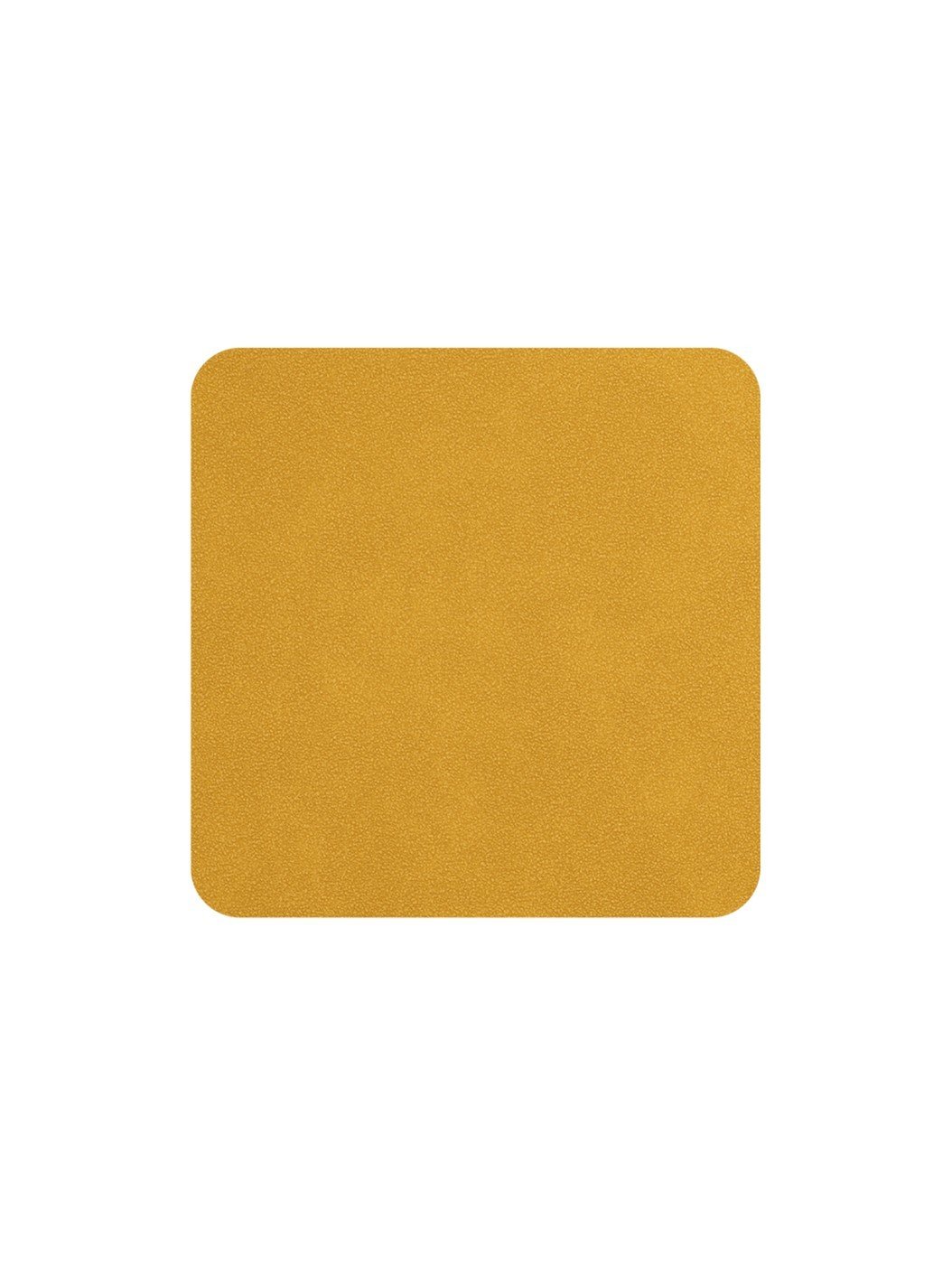 Sada 4 podtácků z imitace kůže 10x10 cm SOFT LEATHER ASA Selection - žlutá