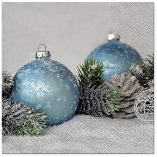 PAW Vánoční ubrousky TeTe L - Arctic Baubles - TL832000