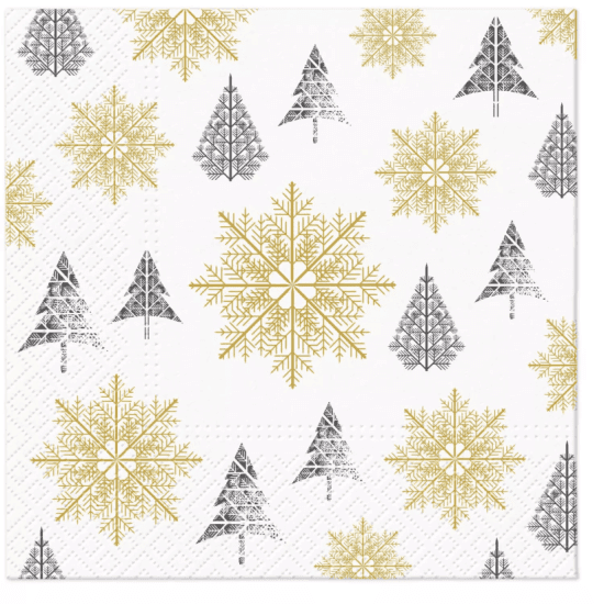 PAW Vánoční ubrousky PAW L - Christmas Pattern - SDL236900