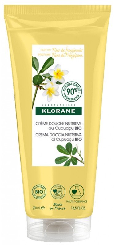 Klorane Vyživující sprchový krém Fleur de Frangipanier (Nourishing Shower Creme) 200 ml