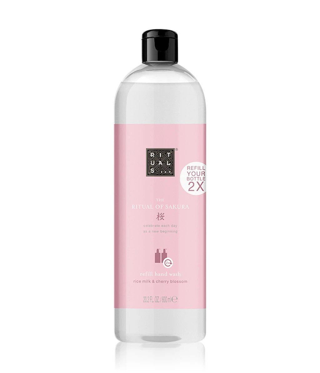 Rituals Náhradní náplň do gelu na mytí rukou The Ritual of Sakura (Refill Hand Wash) 600 ml