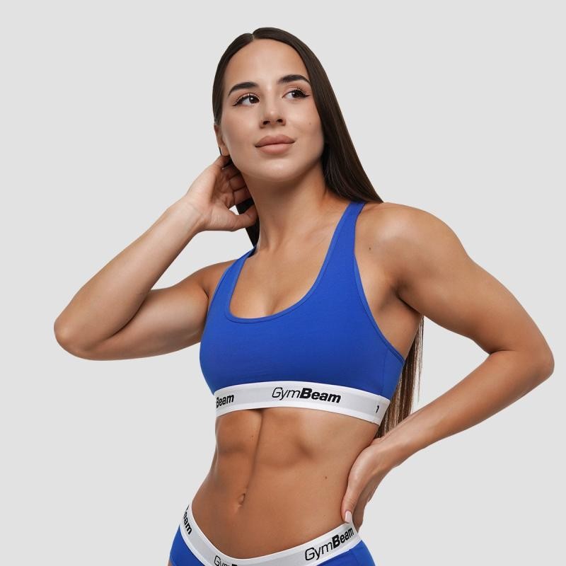 GymBeam Podprsenka Bralette Royal Blue