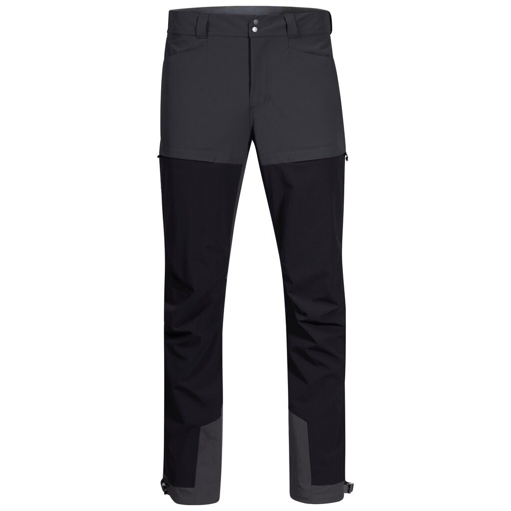 Softshellové kalhoty Bekkely Hybrid Bergans® – Black / Solid Charcoal (Barva: Black / Solid Charcoal, Velikost: XL)