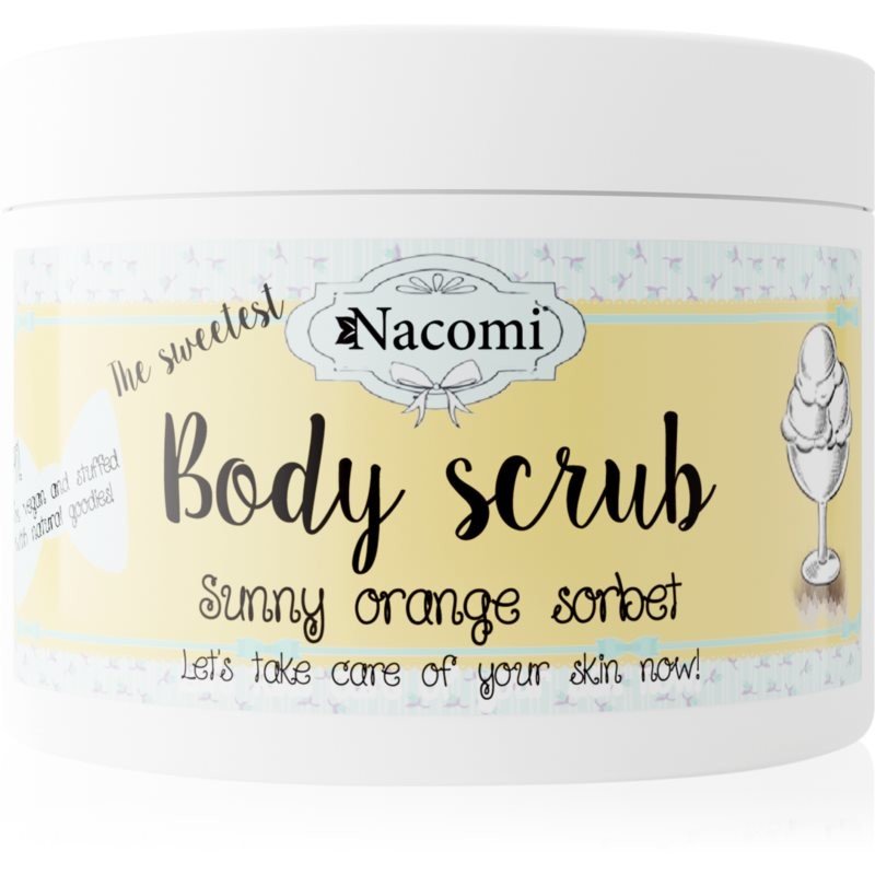 Nacomi The Sweetest Sunny Orange Sorbet tělový peeling 200 g