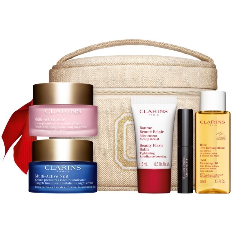 Clarins Multi-Active Collection vánoční dárková sada (pro zralou pleť)