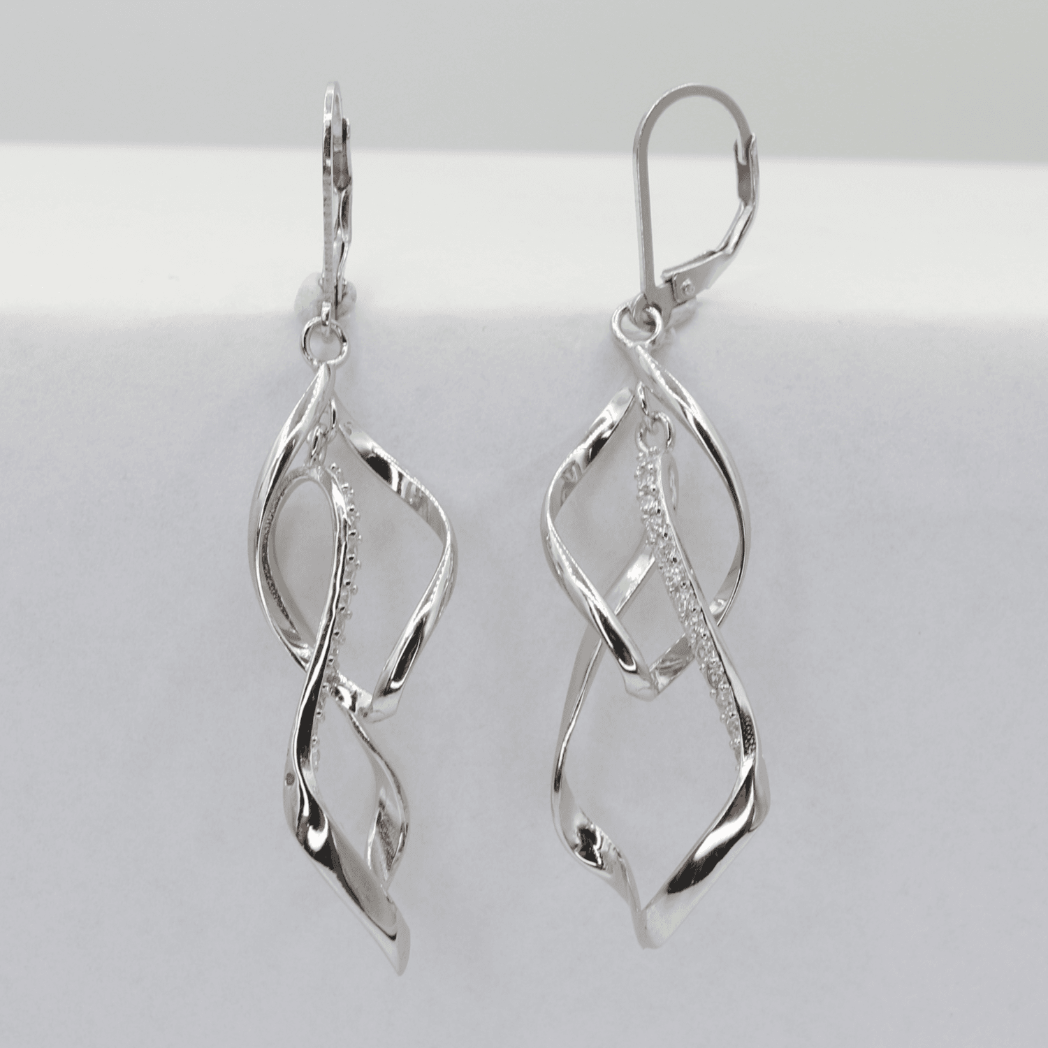 Stříbrné náušnice 105001