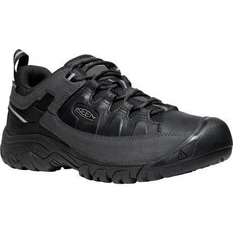 Keen Targhee III WP M triple black pánské nízké nepromokavé kožené boty 42 EUR