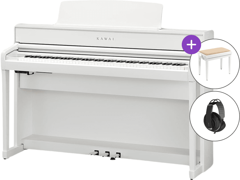 Kawai CA701 W SET Premium Satin White Digitální piano