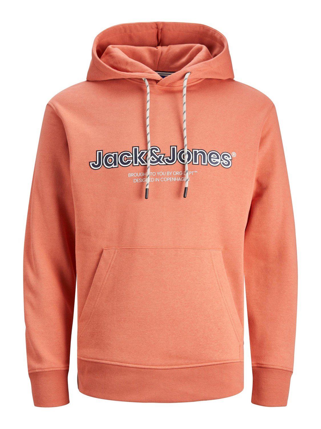 Jack&Jones Pánská mikina JORLAKEWOOD Relaxed Fit 12246802 Ginger XXL