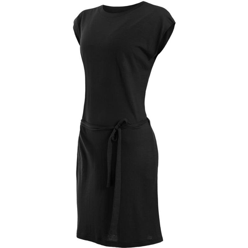 Šaty Sensor Merino Active - černá - velikost L