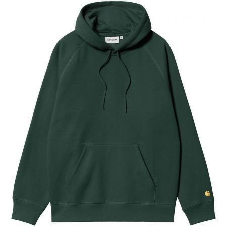 Mikina Carhartt Wip Hooded Chase - Zelená - L