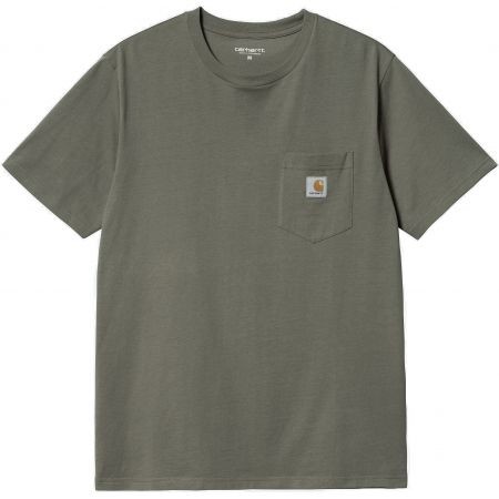Triko Carhartt Wip Pocket S/S - Zelená - L