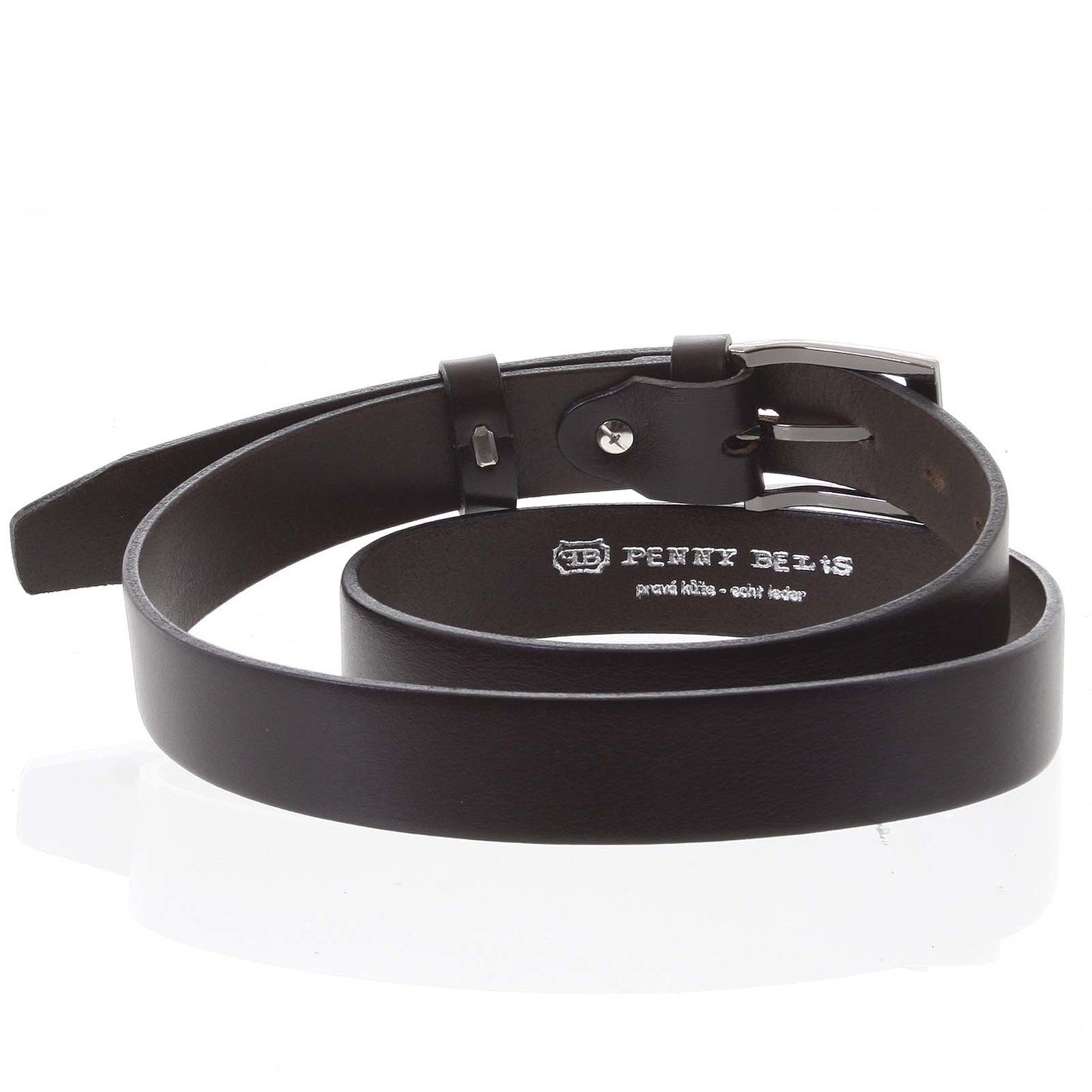 Pánský kožený opasek Fedor hnědý vel. 110