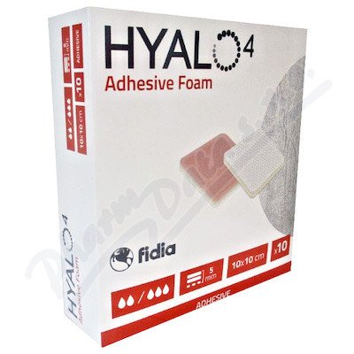 Hyalo4 Silicone Adhesive Non-border Foam Dressing 10 X 10 silikonové adhezivní krytí bez lepivého okraje, 10